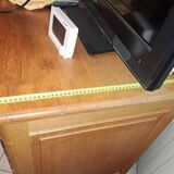 Solid wood TV stand