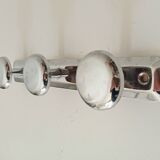 Vintage chrome wall coat rack