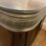 Tin bar counter from around 1920, approximately 1.70m.