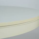 Vintage Dining Table Round Extandable 70s Space Age