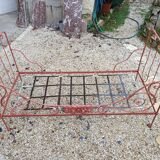 Wrought iron sofa bed nineteenth century