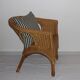 Pair of vintage wicker armchairs