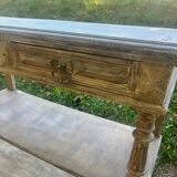 Provençal console – 2 drawers & shelves