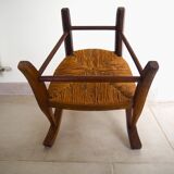 Ancien fauteuil de coiffeur pour enfant