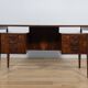 Mid Century Rosewood Desk by Gunnar Nielsen Tibergaard for Tibergaard, 1960s