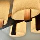 Scandinavian suspension in teak and acrylic Perspex from the 1960s.