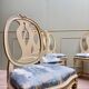 Suite Of Six Louis XVI Style Lacquered Wood Chairs
