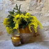 Yellow grease pot 26 cm