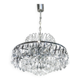 Vintage Viennese Medium Sized Crystal Chandelier, 70s