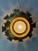 Vintage 'Sunburst' ceiling lamp