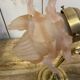 Glass paste and brass lamp