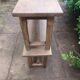 Antique solid oak farm benches