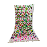 Tapis berbère marocain tribal coloré 280 x 140cm