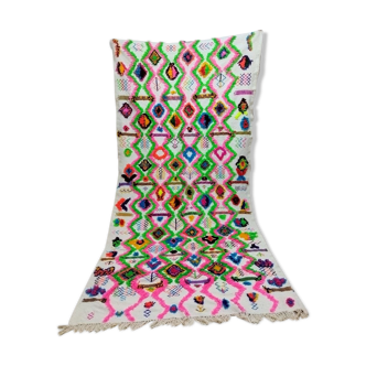Tapis berbère marocain tribal coloré 280 x 140cm