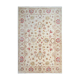 Tapis de laine ziegler en laine crème et fait à la main tapis floral traditionnel - 128x190cm
