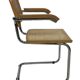 Vintage Cesca chair B64 with armrests by Marcel Breuer Design