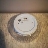 Ceiling light vintage 70s glass and crystal