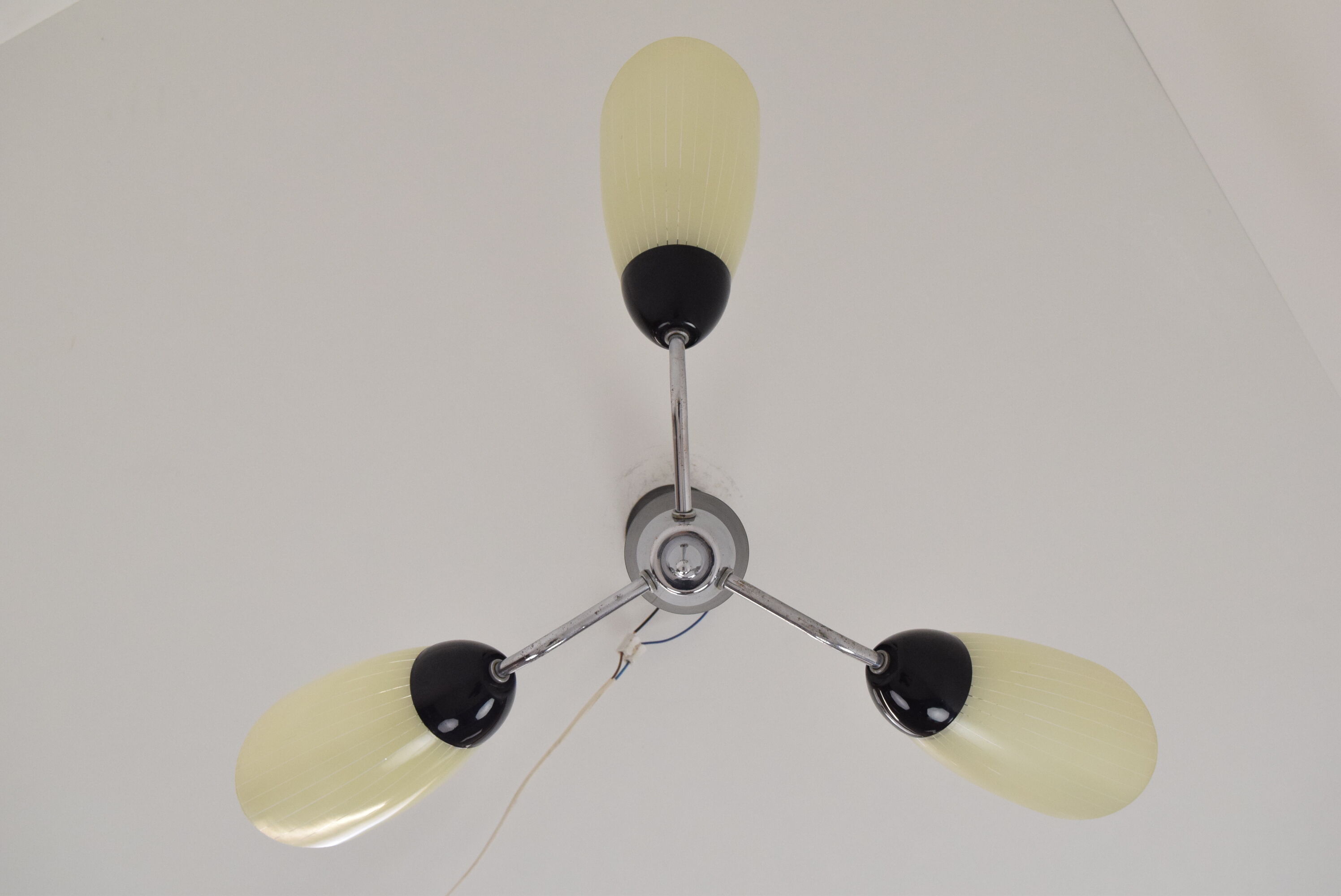 Mid-century Chandelier by Drukov,1960's.