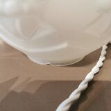 Lampe art déco aux hortensias