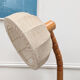 Danish pine articulated floor lamp