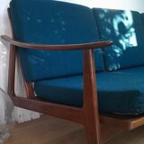 Scandinavian sofa teak 1960