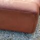 Paire de fauteuils et canapé De Sede en cuir cognac des années 70/80