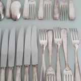 François Frionnet Art Deco silver-plated cutlery set