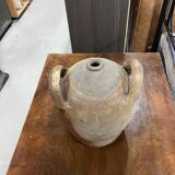 Old large terracotta vinegar pan