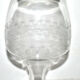 Baccarat crystal decanter engraved with guilloché volute acid 1920