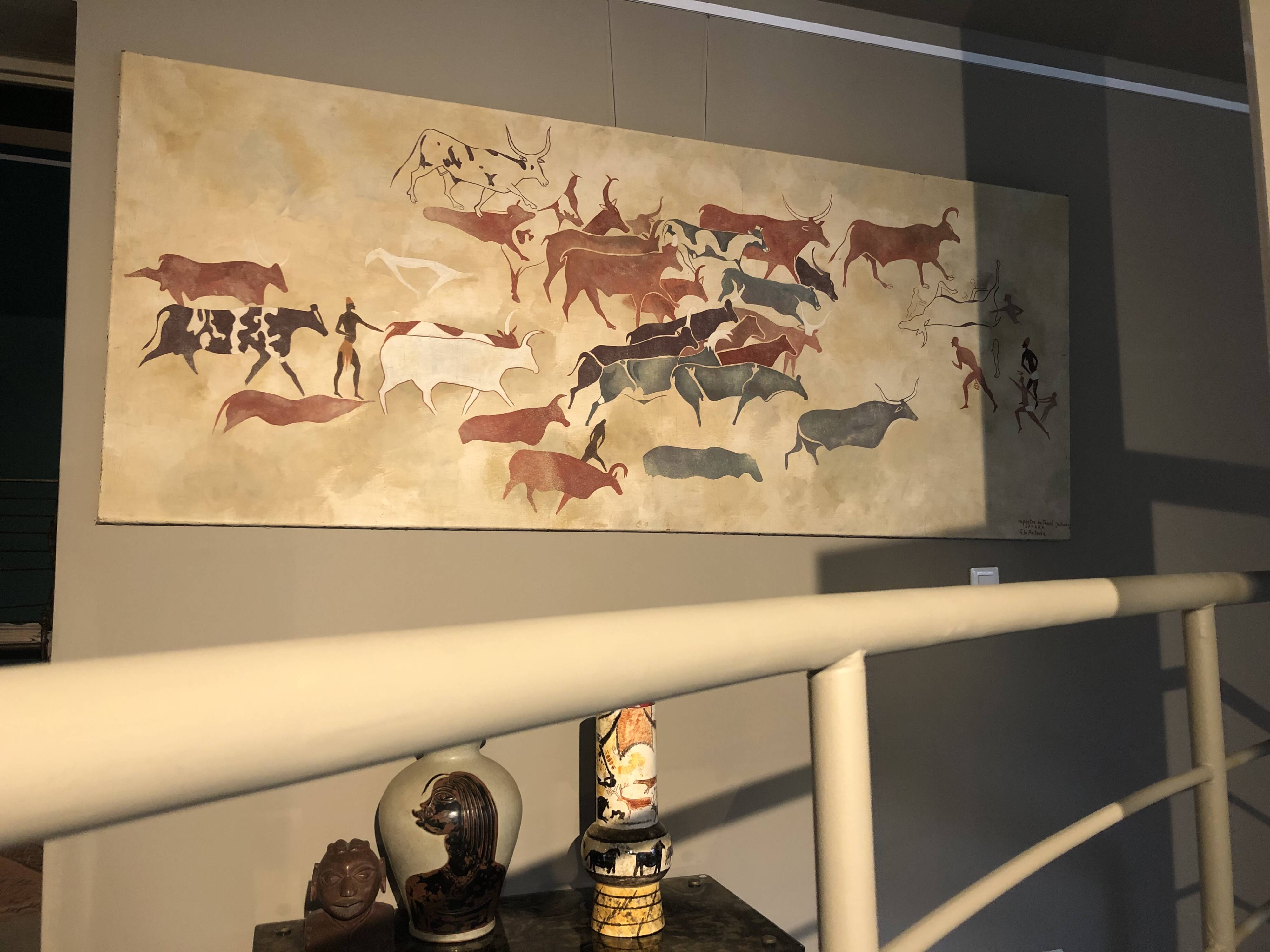 Painting “Tassiy cave” Georges le Poitevin