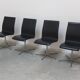 Set of 6 'Oxford' swivel chairs by Arne Jacobsen for Fritz Hansen, 1965