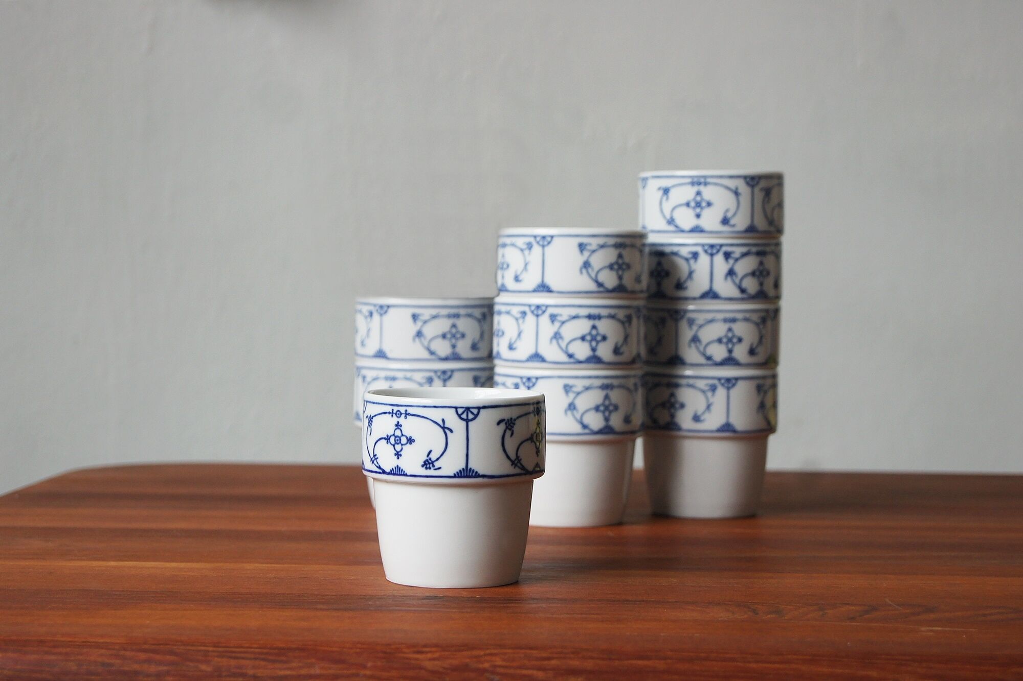 Blue mugs from Saks Jäger Eisenberg, 1970s