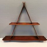 Beautiful shelf in solid teak wood designed/produced by Peder Moss 1950-1960s Denmark.