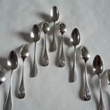Set of 11 spoons in Christofle silverware