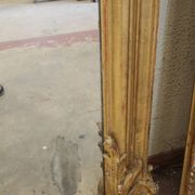 grand miroir doré Napoleon III au masque