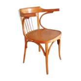 Baumann armchair in curved wood
