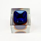 Sommerso Murano Glass Catch-All by Flavio Poli for Seguso, Italy, 1960s