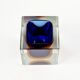 Sommerso Murano Glass Catch-All by Flavio Poli for Seguso, Italy, 1960s