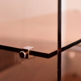Side table on wheels