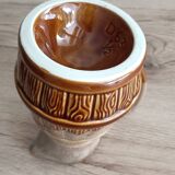 50cl glazed ceramic pitcher with beer barrel decoration