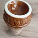 50cl glazed ceramic pitcher with beer barrel decoration