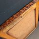 Vintage woven rattan mirror