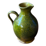 Glazed earthenware pitcher vase 1950
