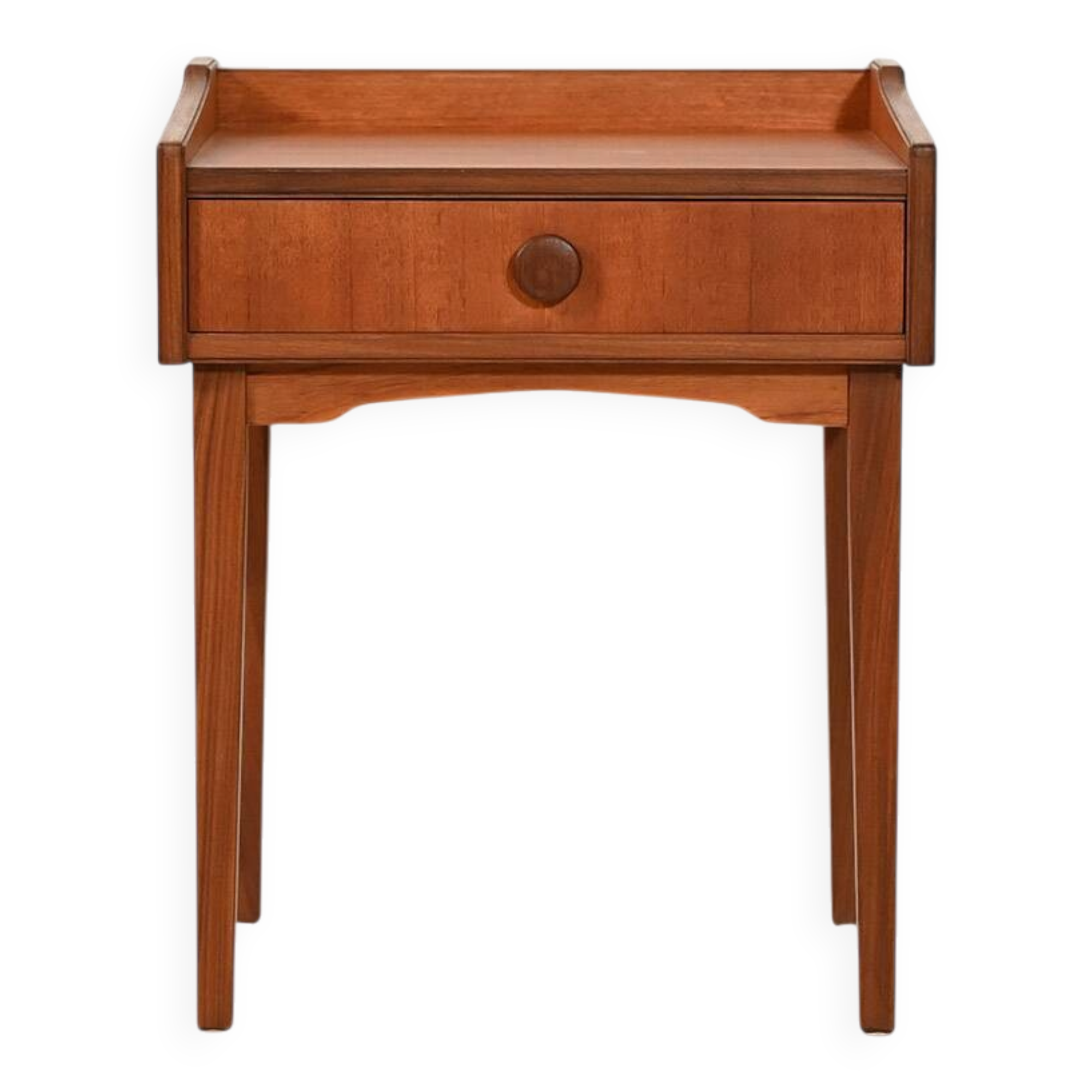 Scandinavian teak bedside table, 1950s