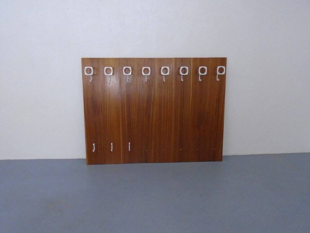 Mid-Century Walnut Wall Unit, 1960s, Set of 8