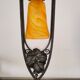 Lampe fer forgé art déco signé Vianne
