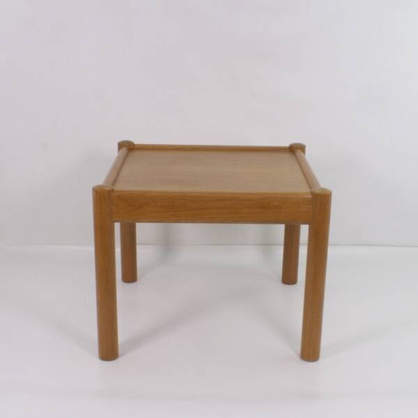 Scandinavian square coffee table, teak, Domino Møbler, Denmark 1960