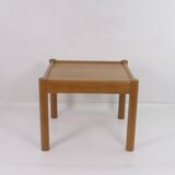 Scandinavian square coffee table, teak, Domino Møbler, Denmark 1960