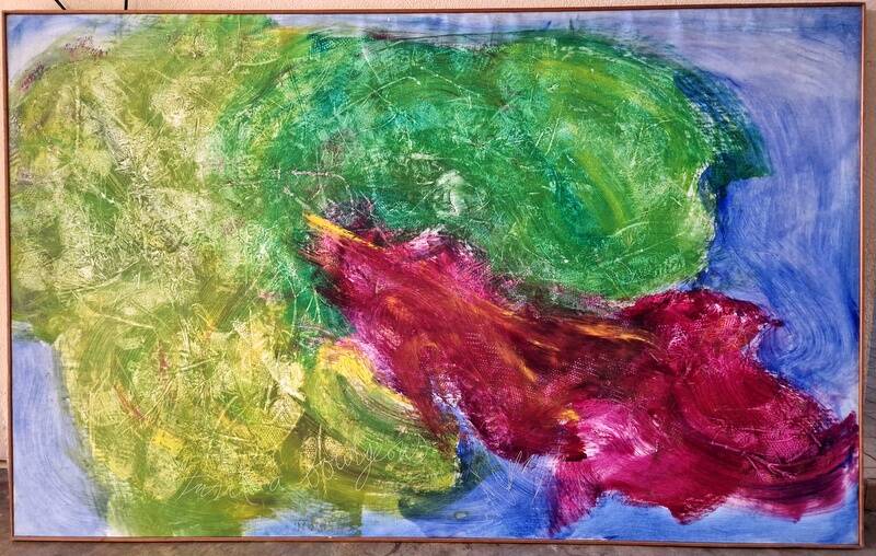 Jean Messagier (1920-1999) - Oil on canvas - Bud rifle