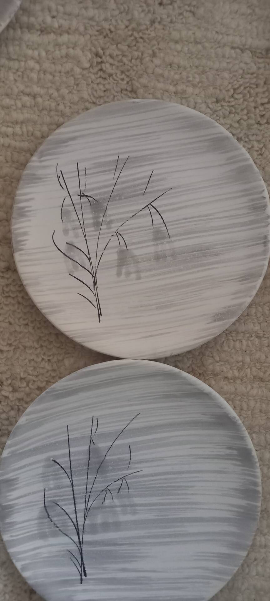 Set of 10 dessert plates